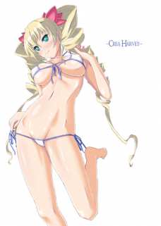 金髪ツインテールで巨乳ってクレア・ハーヴェイなかなかエロいやん！